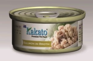 Kakato Salmon in Broth Canned Food (70g)